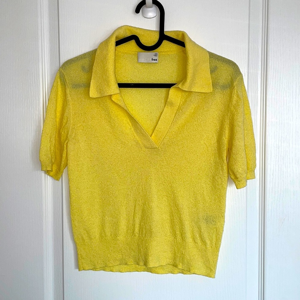 Wilfred Butter Yellow Top | XXS | Pre-loved - Picture 2 of 7